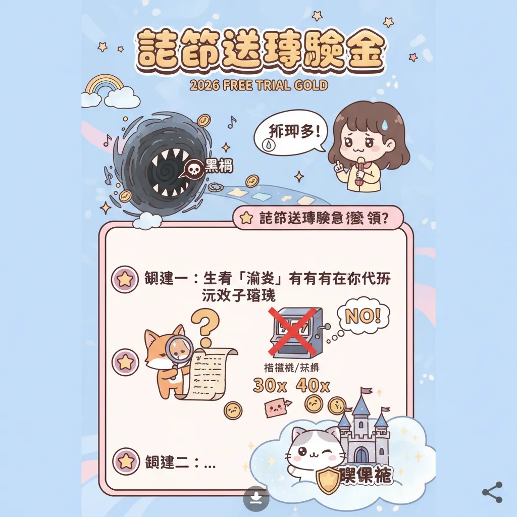 註冊送體驗金怎麼領？避開黑網陷阱的3個關鍵