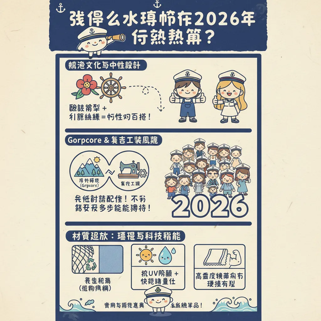 為什麼水兵帽在2026年依然熱門？？