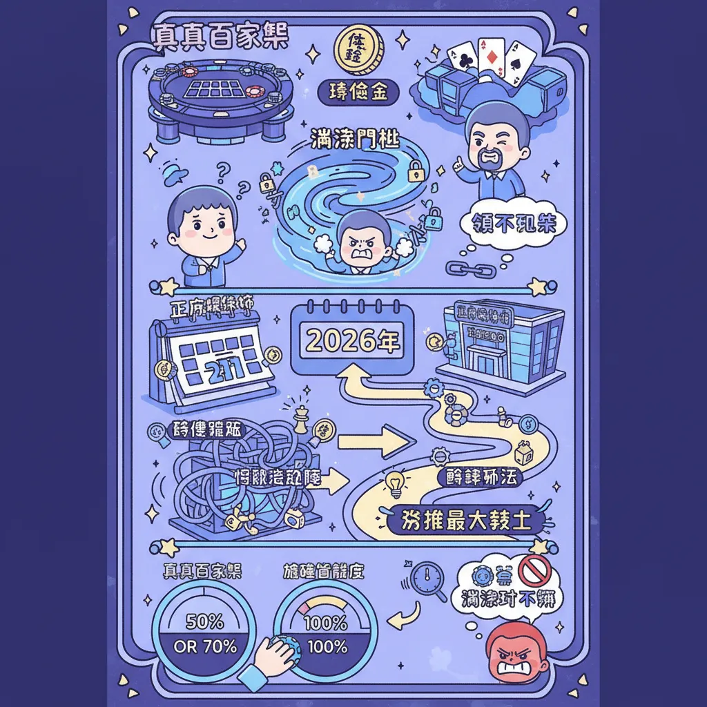 真人百家樂搭配體驗金，流水門檻一次搞懂